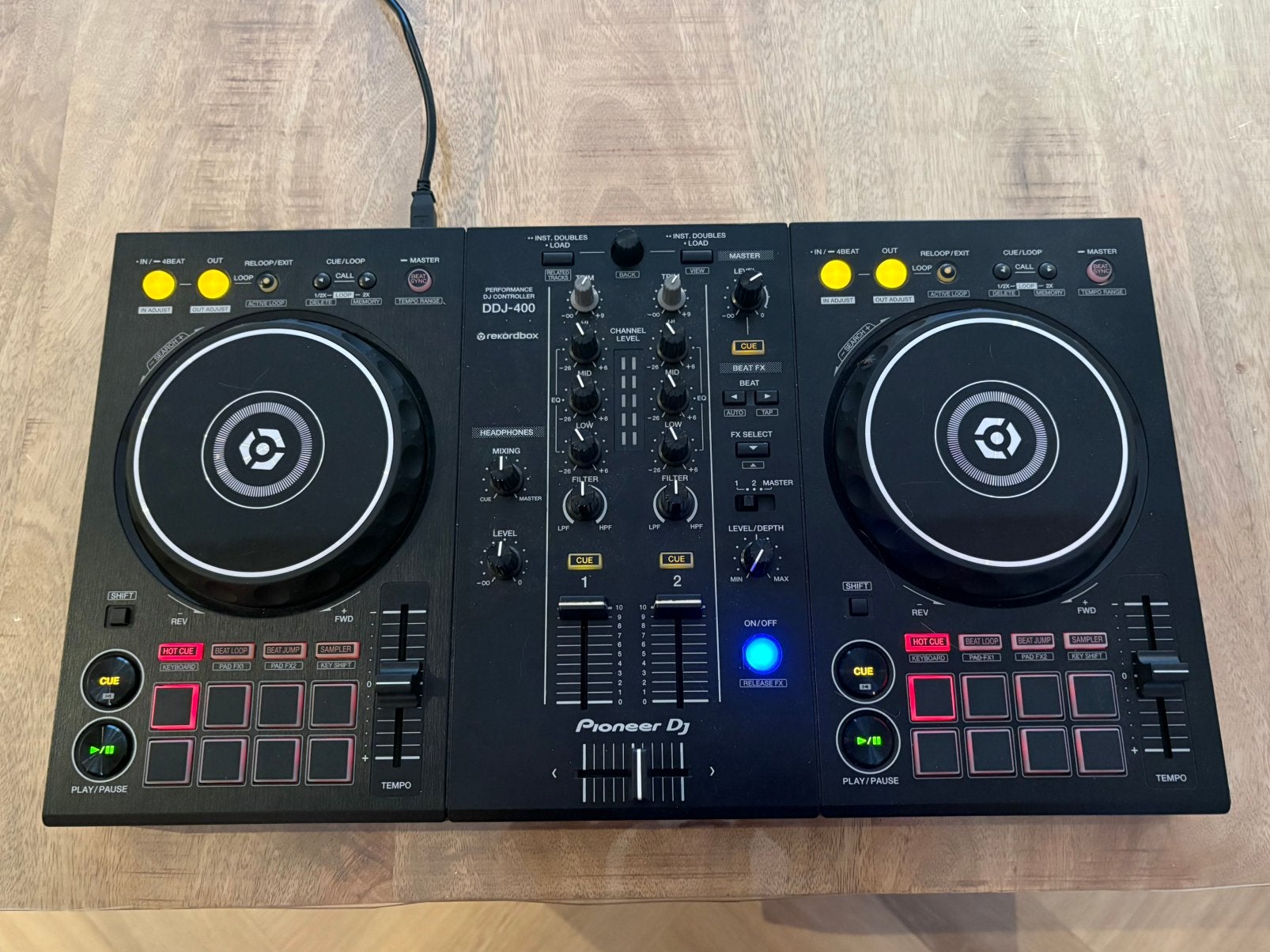 Pioneer dj set DDJ-400, Muziek en Instrumenten, Dj-sets en Draaitafels, Ophalen, Zo goed als nieuw, Pioneer