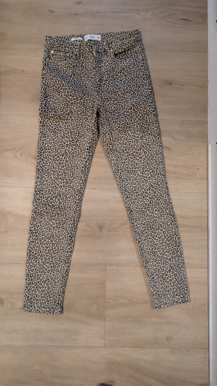 Mango broek anterprint Maat 34, Mango, Ophalen of Verzenden, Zo goed als nieuw, Maat 34 (XS) of kleiner