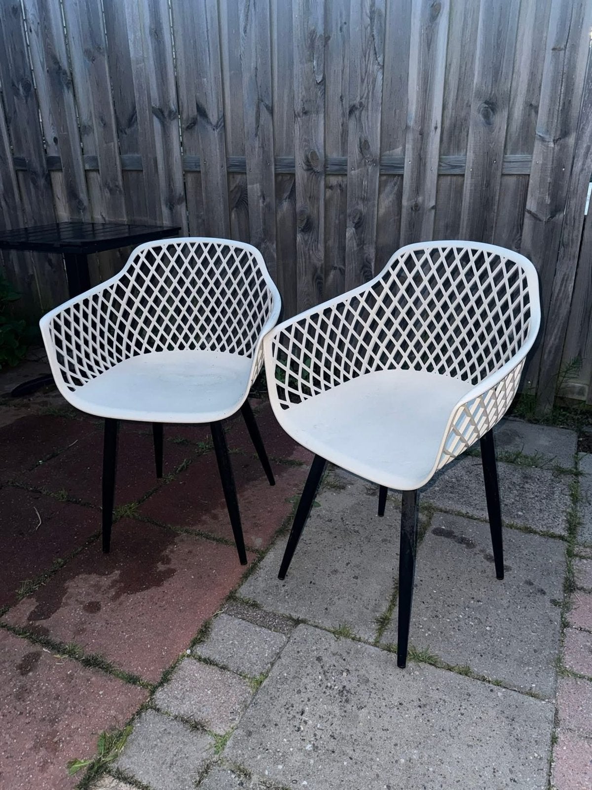 Tuinstoelen kuipstoelen set van twee ZGAN, Ophalen of Verzenden, Zo goed als nieuw, Twee