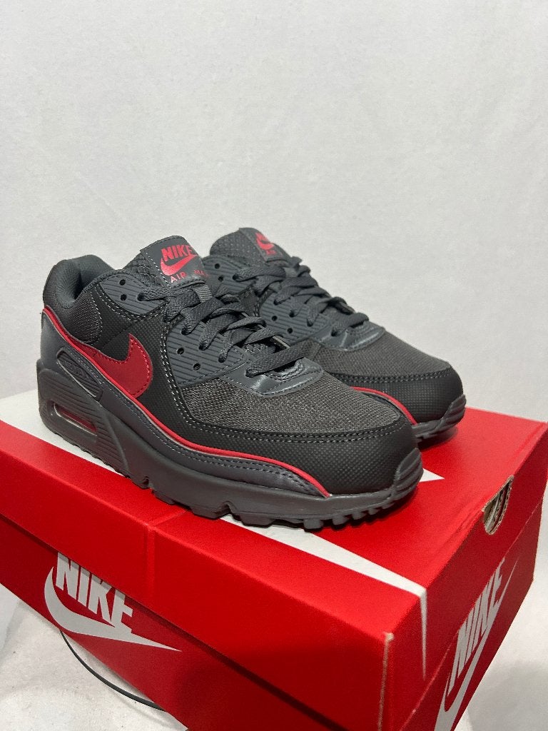 NIEUW! Maat 40 - Nike Air Max 90 Premium Iron Grey Red, Verzenden, Nieuw, Sneakers of Gympen, Nike