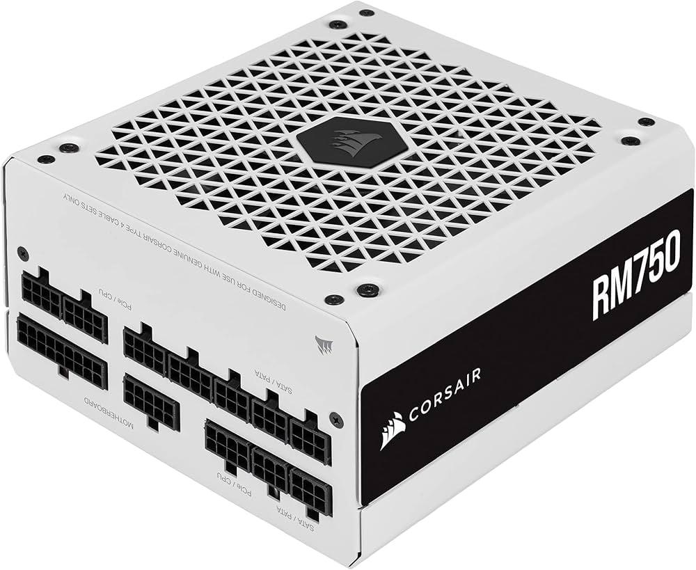 Corsair RM750 Voeding - Wit, Modulair, 750W, Computers en Software, Interne voedingen, Ophalen of Verzenden, Zo goed als nieuw
