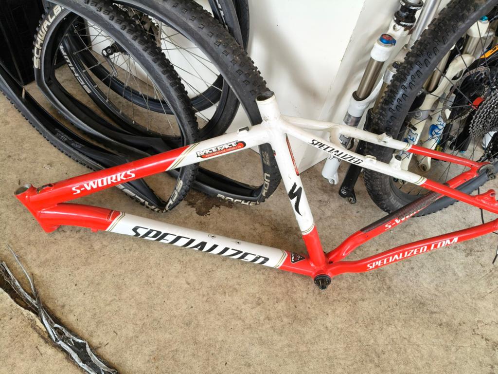 Specialized Stumpjumper HT M5 S-Works Frame, Fietsen en Brommers, Fietsonderdelen, Frame, Gebruikt, Aluminium, Mountainbike