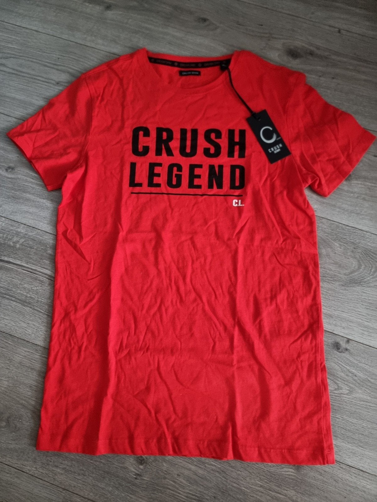 Rood heren shirt Crush Denim, maat XS, Nieuw (MB5), Ophalen of Verzenden, Nieuw, Maat 46 (S) of kleiner, Rood