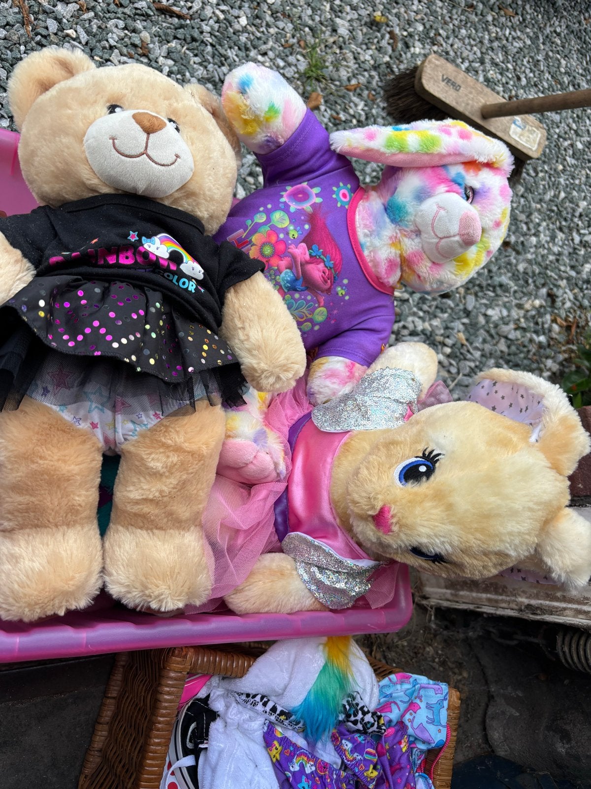 Grote collectie Build-A-Bear knuffels en accessoires, Gebruikt, Overige karakters, Beer, Ophalen of Verzenden