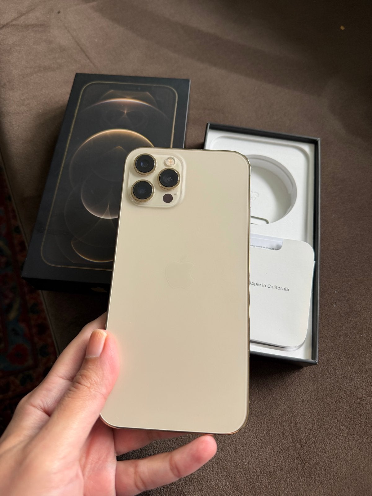 iPhone 12 Pro Max Goud 128GB - 79% batterij, Telecommunicatie, Mobiele telefoons | Apple iPhone, Ophalen, IPhone 12 Pro Max, Zonder simlock