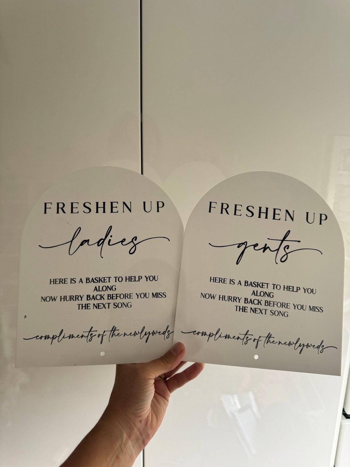 Feestartikelen: Freshen Up bordjes voor bruiloft, Ophalen, Nieuw, Feestartikel, Geboorte of Huwelijk