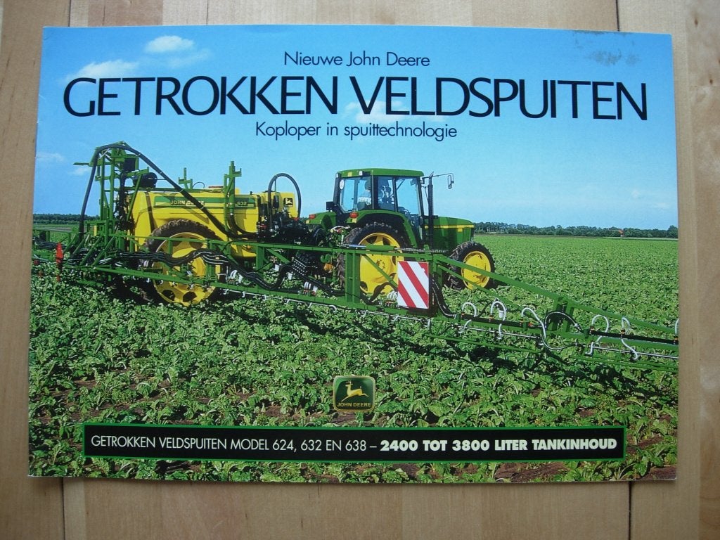 John Deere Veldspuit Brochure 2000 – 624 632 638, Verzenden, Zo goed als nieuw, John Deere