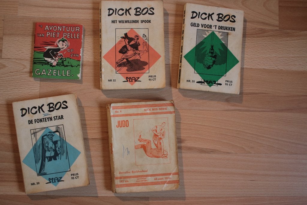 Dick Bos stripboeken  voor verzamelaar, Meerdere stripboeken, Ophalen of Verzenden, Gelezen