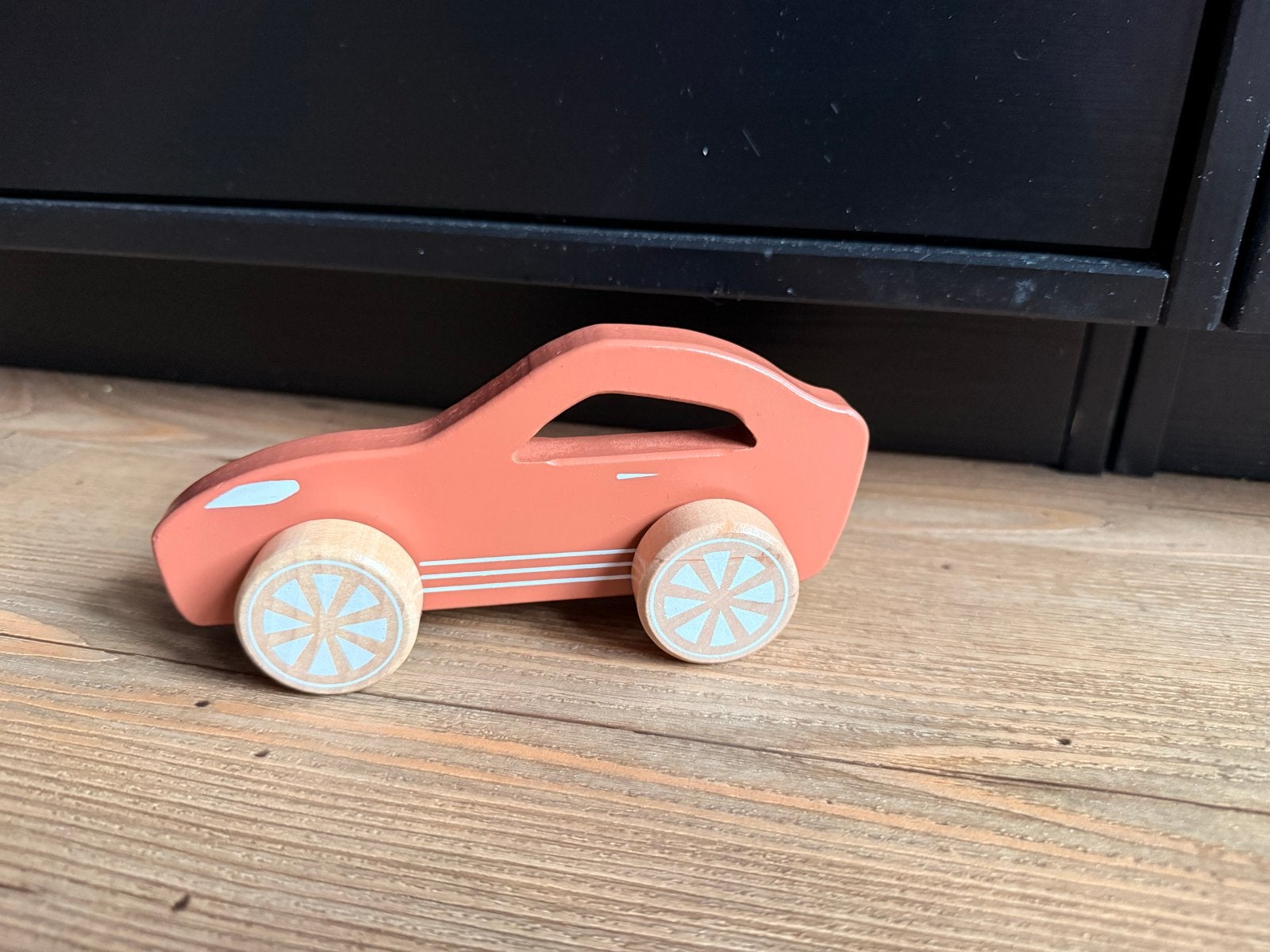 Houten speelgoedauto - little dutch, Ophalen, Zo goed als nieuw, Duw- of Trekspeelgoed
