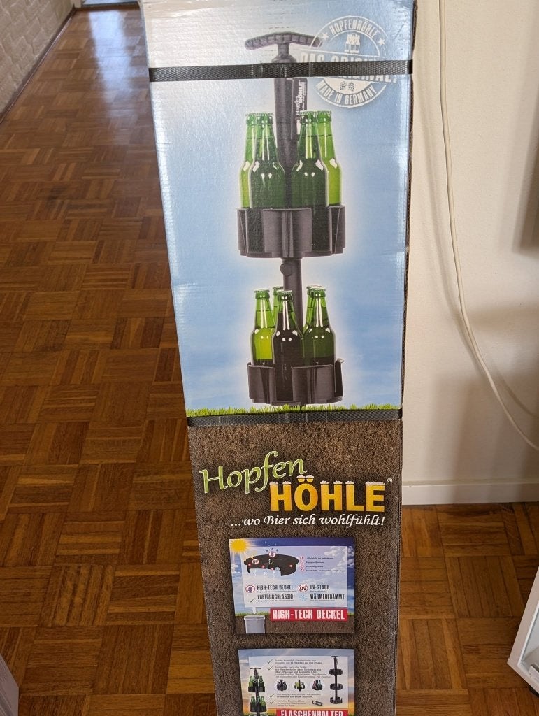 Te Koop: ondergrondse bierlift koeler!, Zonder vriesvak, Nieuw, Minder dan 75 liter, 160 cm of meer