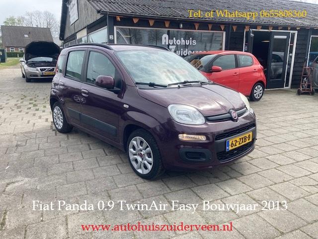 FIAT Panda TwinAir 65PK Easy Airco Boekjes, Auto's, Fiat, 65 pk, Euro 5, Stof, Gebruikt