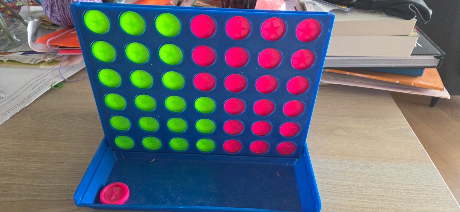 4 op een rij spel, Een of twee spelers, Ophalen of Verzenden, Gebruikt