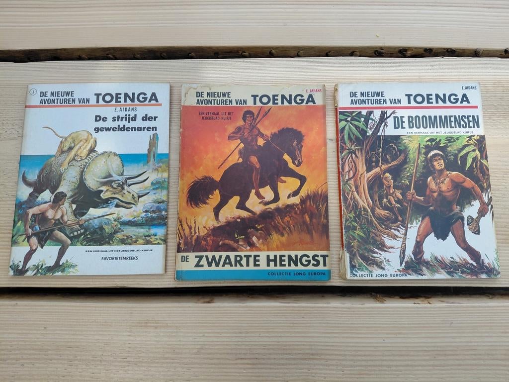 Toenga & De Zwarte Hengst - 3 avonturenboeken, Boeken, Ophalen of Verzenden