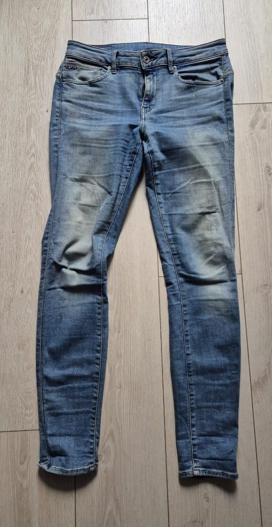 Blauwe spijkerbroek van G-Star model Midge 30-32, Blauw, Ophalen of Verzenden, Zo goed als nieuw, W30 - W32 (confectie 38/40)