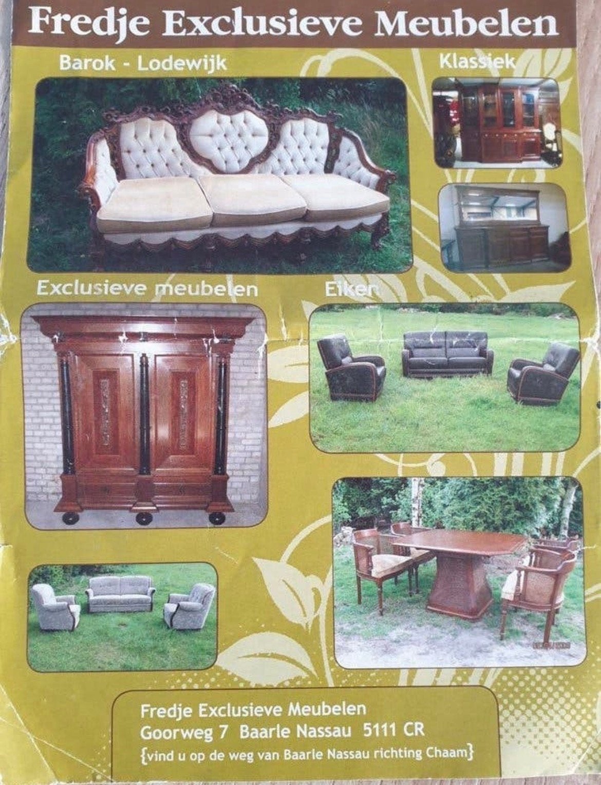Exclusieve Meubelen: Barok, Lodewijk & Klassiek, Ophalen, 50 tot 100 cm, Zo goed als nieuw, Minder dan 100 cm