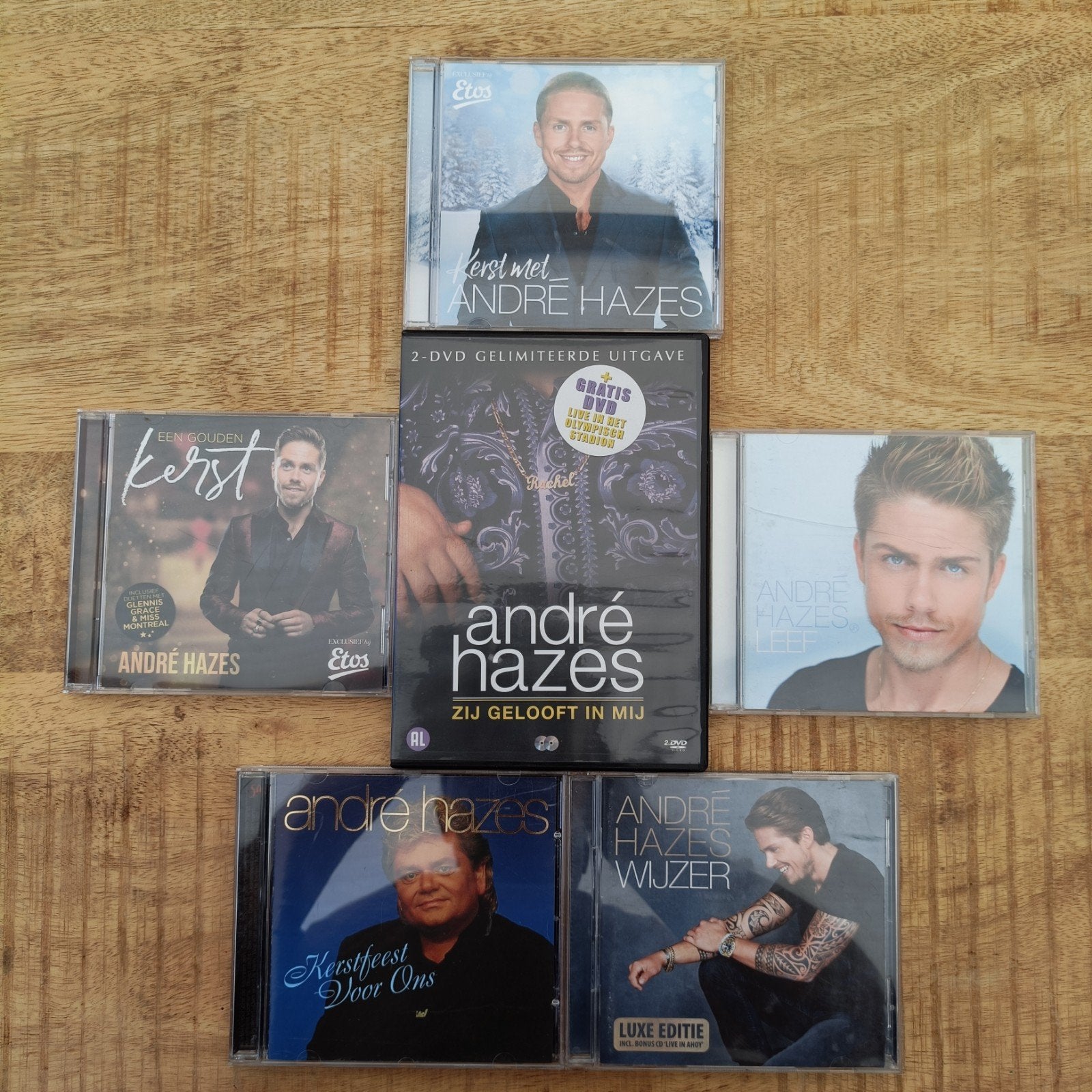 André Hazes CD en DVD collectie (6 stuks), Ophalen of Verzenden, Gebruikt, Levenslied of Smartlap, Boxset