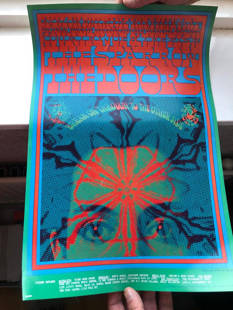 2 posters van Cream en the Doors, Rechthoekig Staand, Nieuw, Ophalen of Verzenden, A1 t/m A3
