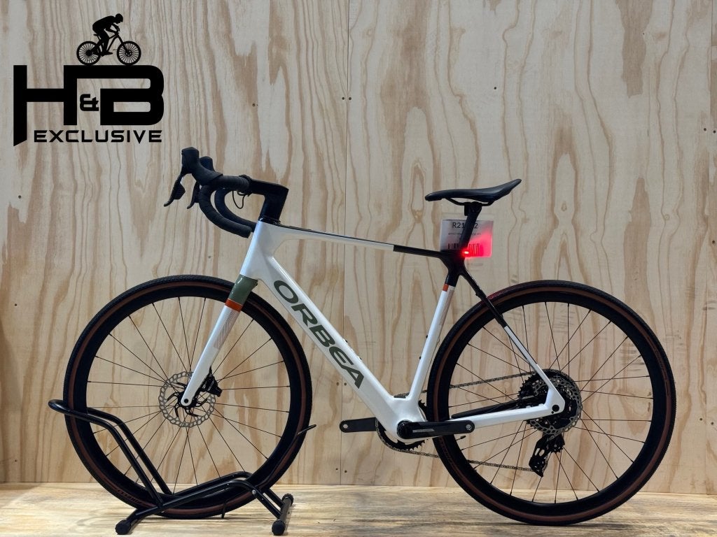 Orbea Gain M21e 1X Elektrische Gravelbike Force XPLR AXS, 28 inch, Carbon, 10 tot 15 versnellingen, Heren