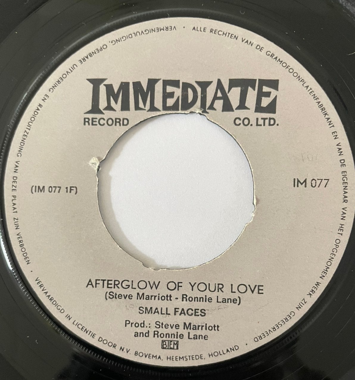 Small Faces - Afterglow of your love, Ophalen of Verzenden, Zo goed als nieuw, Pop