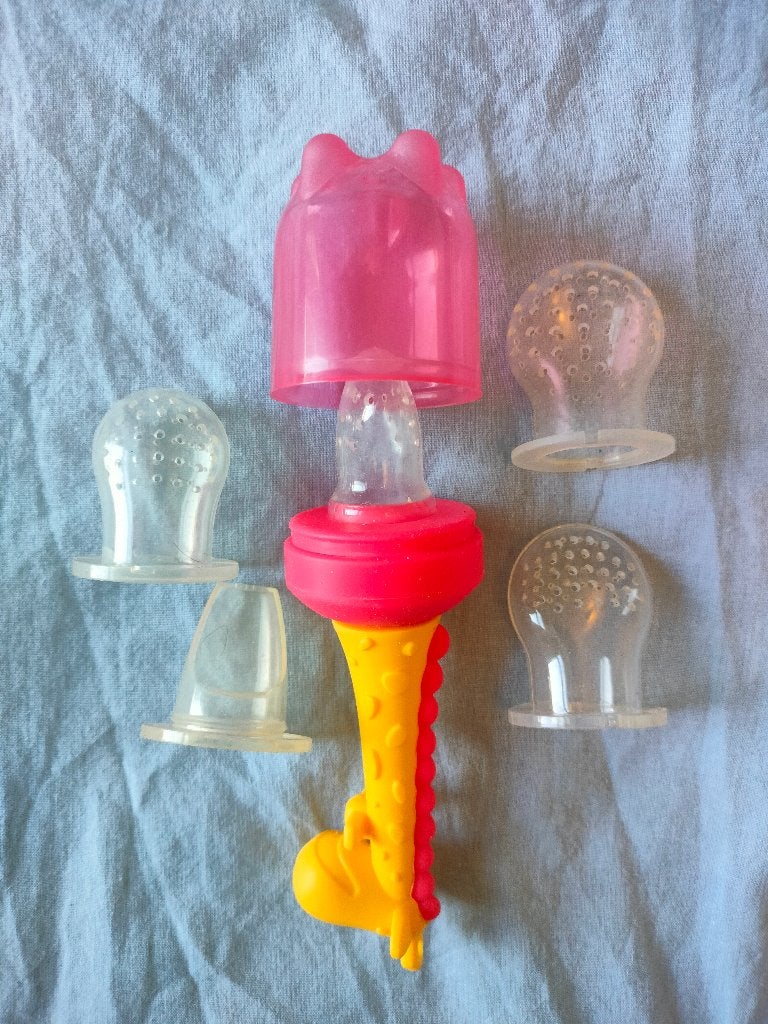 Baby food teether, Ophalen of Verzenden, Zo goed als nieuw, Overige typen