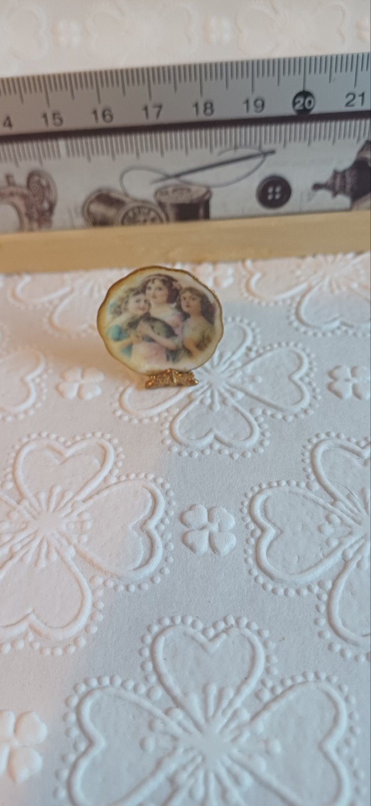 Decoratie bordjes, Ophalen of Verzenden, Zo goed als nieuw, Poppenhuis