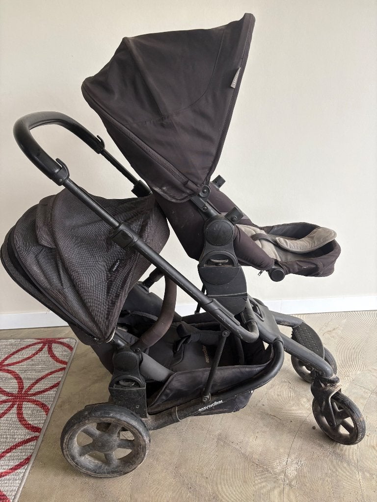 Easy walker Harvey 2 uitgebreid, Kinderen en Baby's, Kinderwagens en Combinaties, Gebruikt, Combiwagen, Verstelbare duwstang, Ophalen