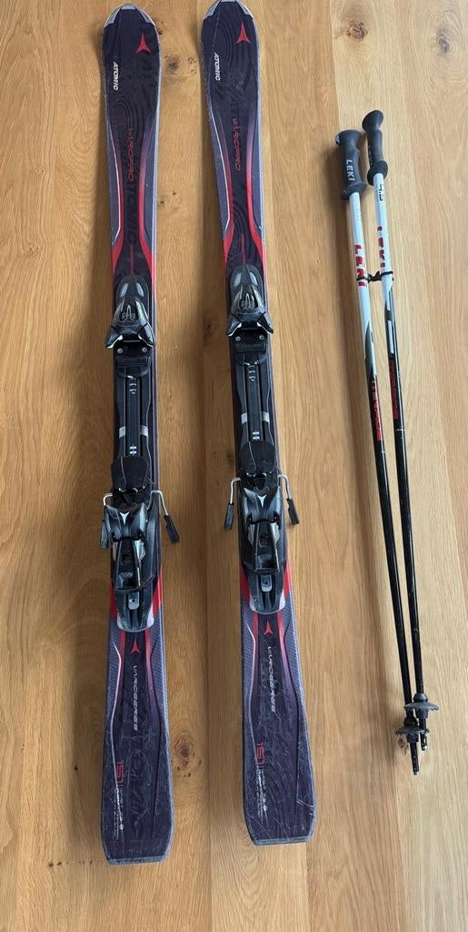 Atomic Variopro ski's 151 cm met Leki skistokken, Sport en Fitness, Skiën en Langlaufen, 140 tot 160 cm, Gebruikt, Ophalen of Verzenden