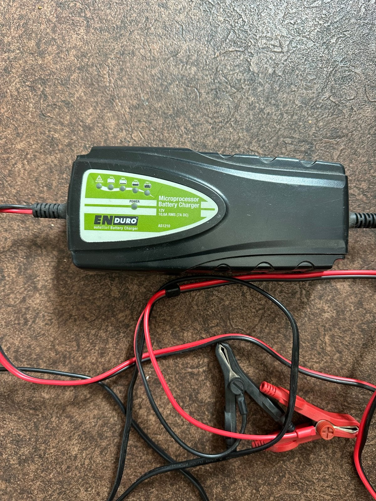 Enduro Acculader AS1210 10A - Microprocessor Gestuurd, Auto-onderdelen, Ophalen, Gebruikt, Universele onderdelen