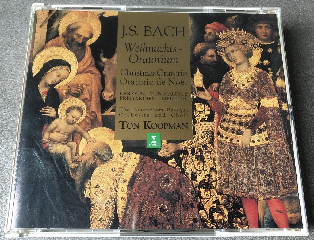 BACH - WEIHNACHTSORATORIUM - 2 CD - TON KOOPMAN THE A, Ophalen of Verzenden, Barok, Zo goed als nieuw, Boxset