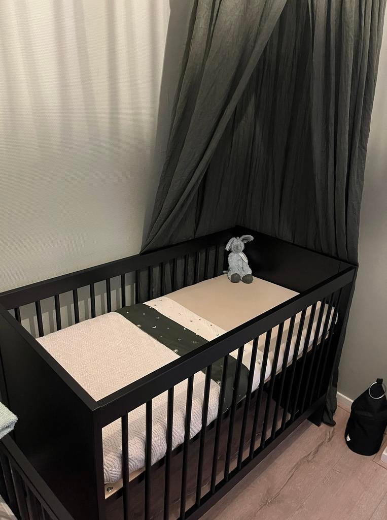 Ledikant 60x120 Europe Baby Vittoria III met commode, Ophalen, Gebruikt, Minder dan 140 cm, Minder dan 70 cm