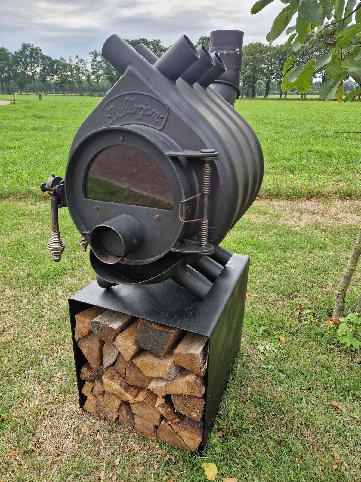 Bullerjan 00 - 6KW Houtkachel, Ophalen, Gebruikt, Houtkachel, Vrijstaand