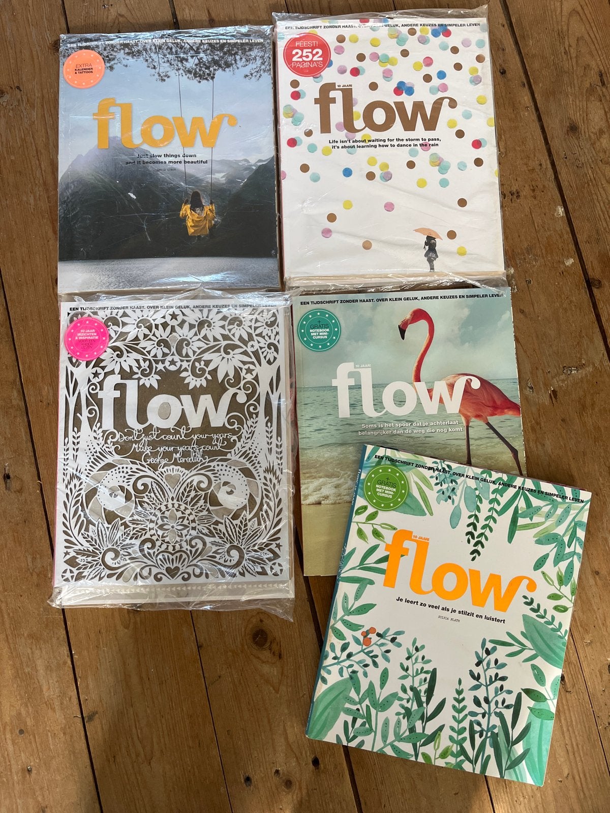 Flow tijdschriften - set van 6, Ophalen of Verzenden, Zo goed als nieuw, Damesbladen