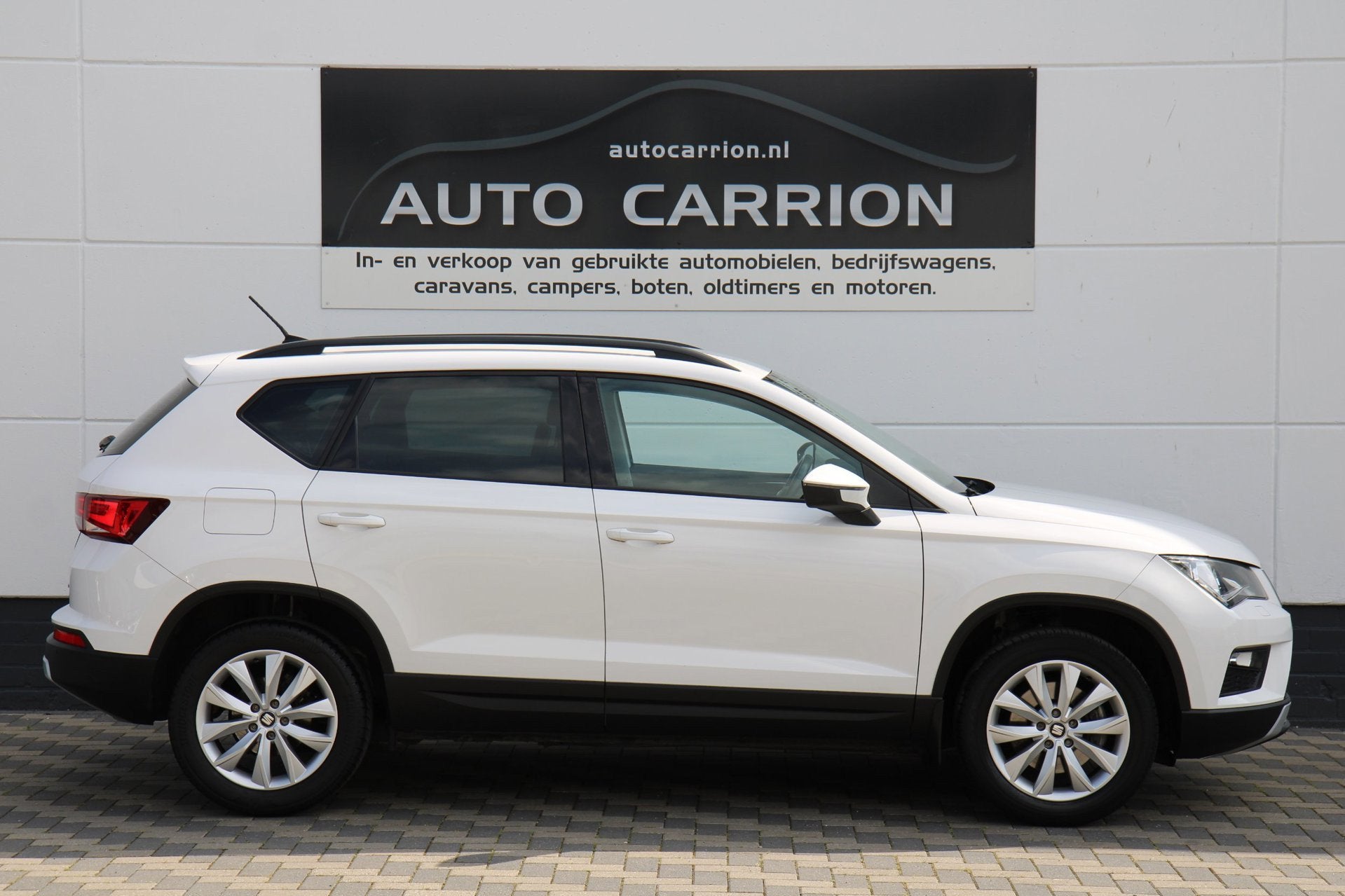 Seat Ateca 1.0 EcoTSI Clima Standkachel Goed Onderhouden !, Auto's, Seat, Voorwielaandrijving, Stof, Gebruikt, Wit