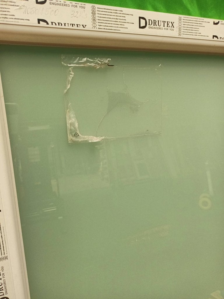 Kunststof Vast kozijn b108 x h150 cm Wit  -2636-, Kunststof, Raamkozijn, Niet ingevuld, Ophalen of Verzenden