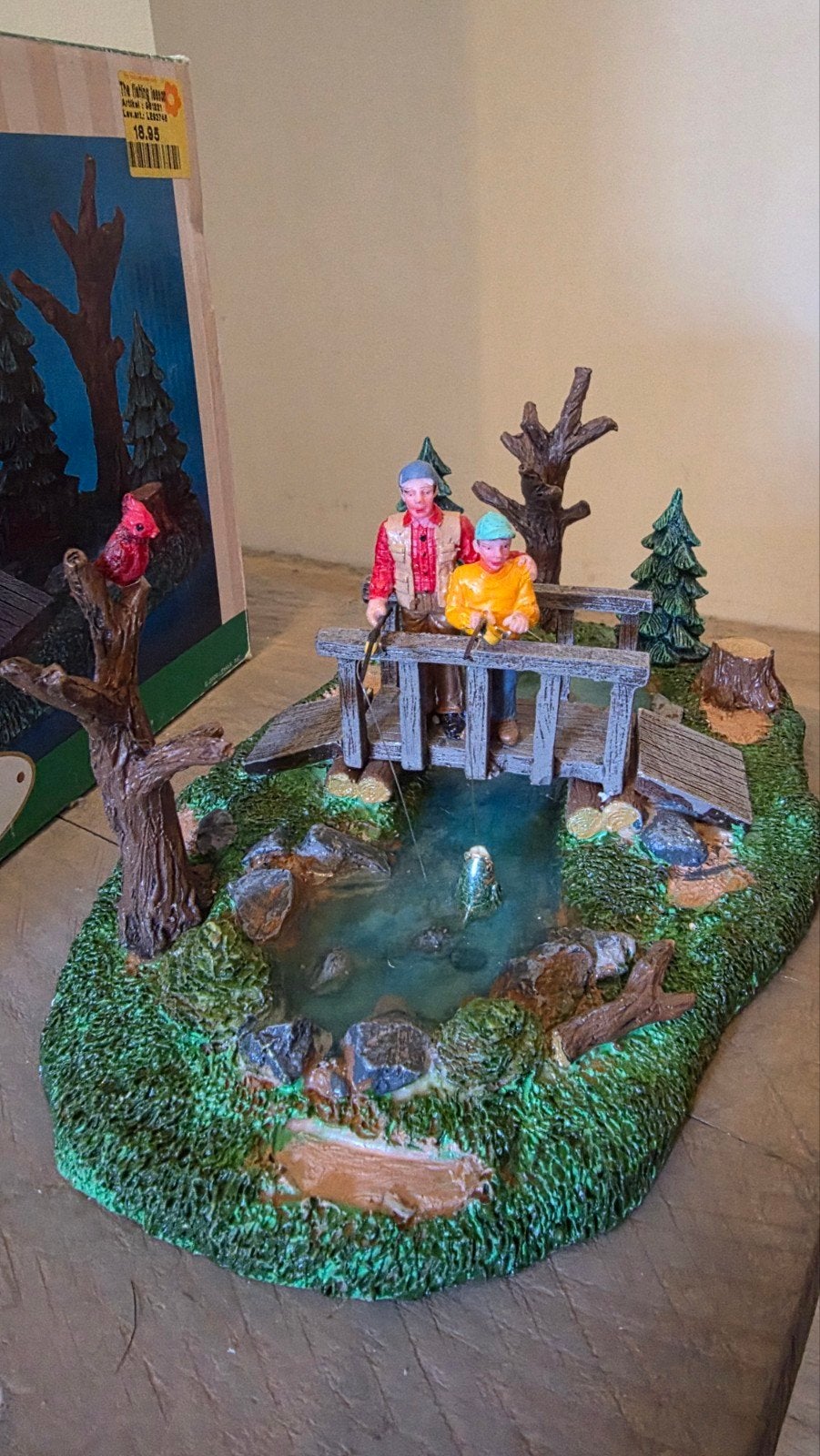 Lemax Vintage Vissers Tafereel Decoratie - The Fishing Seaso, Ophalen, Gebruikt