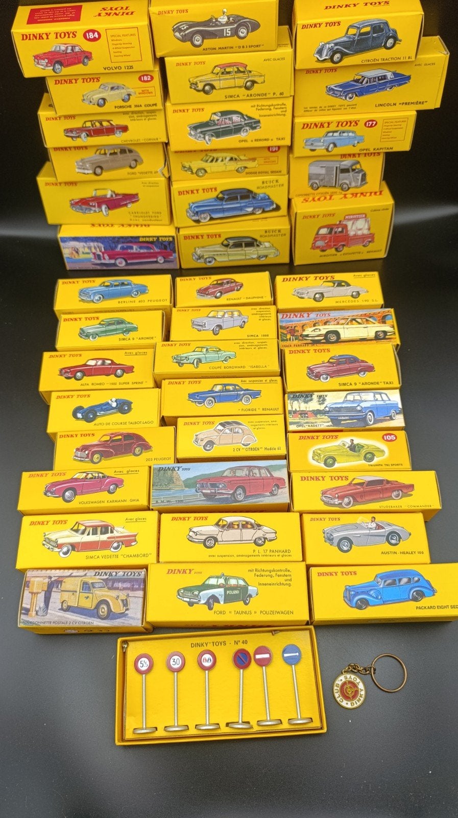 collectie Dinky Toys (Atlas) fraai, 42 stuks, Ophalen of Verzenden, Auto, Dinky Toys