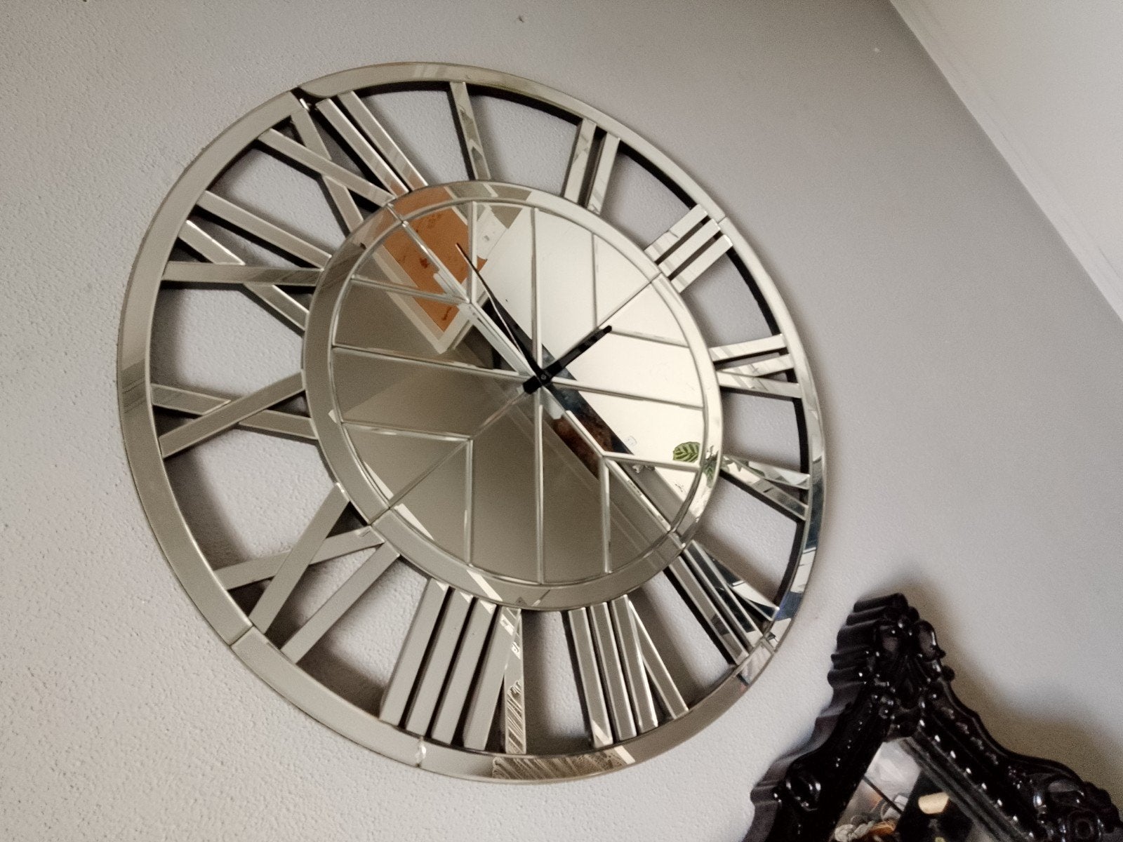 spiegel klok, Ophalen, Wandklok