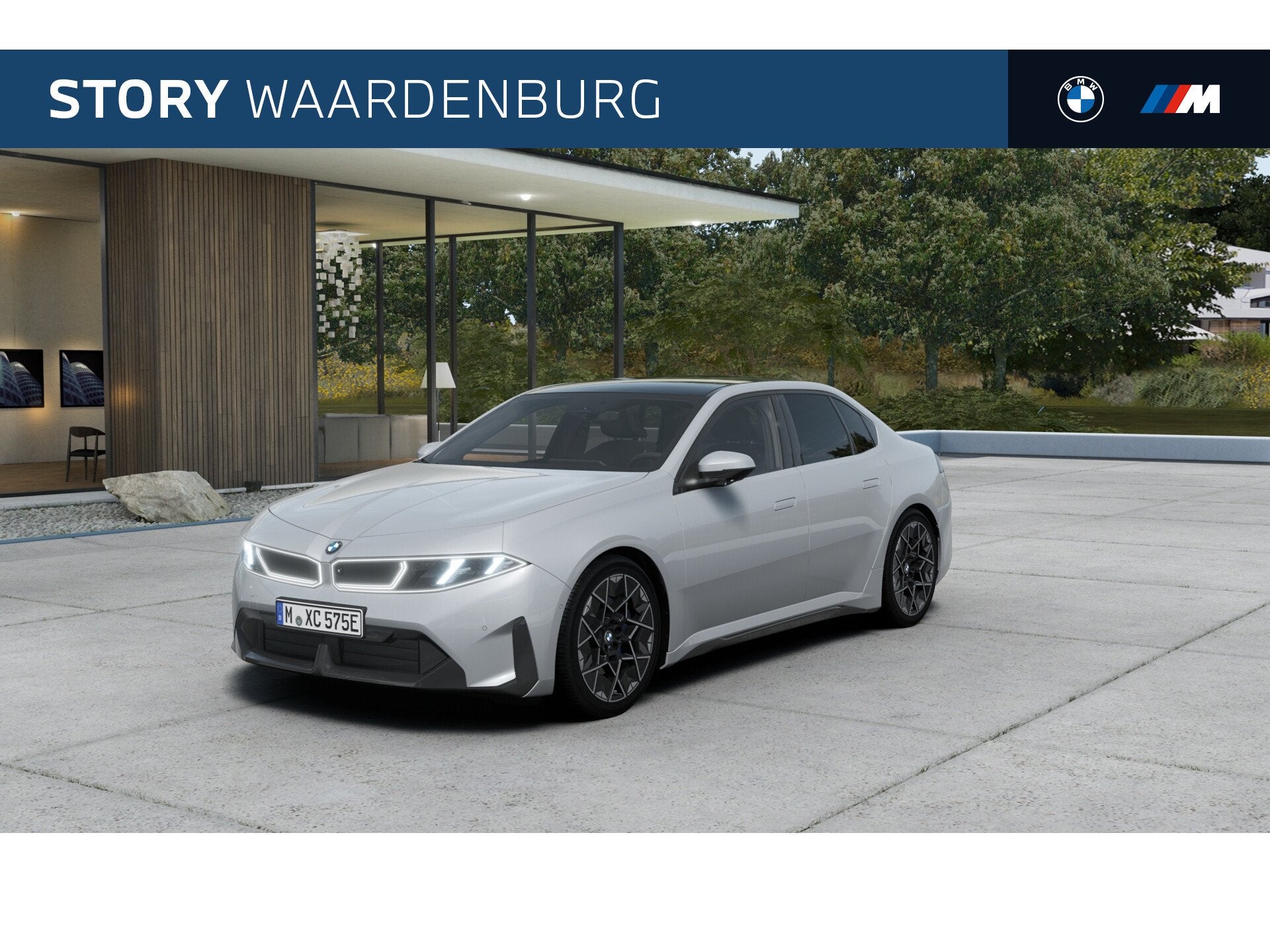 BMW i3 50 xDrive M Sport / Panoramadak / Trekhaak / 3D Head-, Auto's, Automaat, Dealer onderhouden, Zwart, Leder