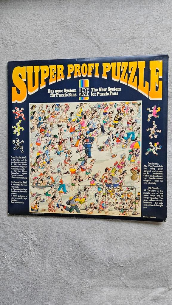 Heye super profi puzzle 1 Blachon Marathon, Hobby en Vrije tijd, Ophalen of Verzenden, Minder dan 500 stukjes, Zo goed als nieuw