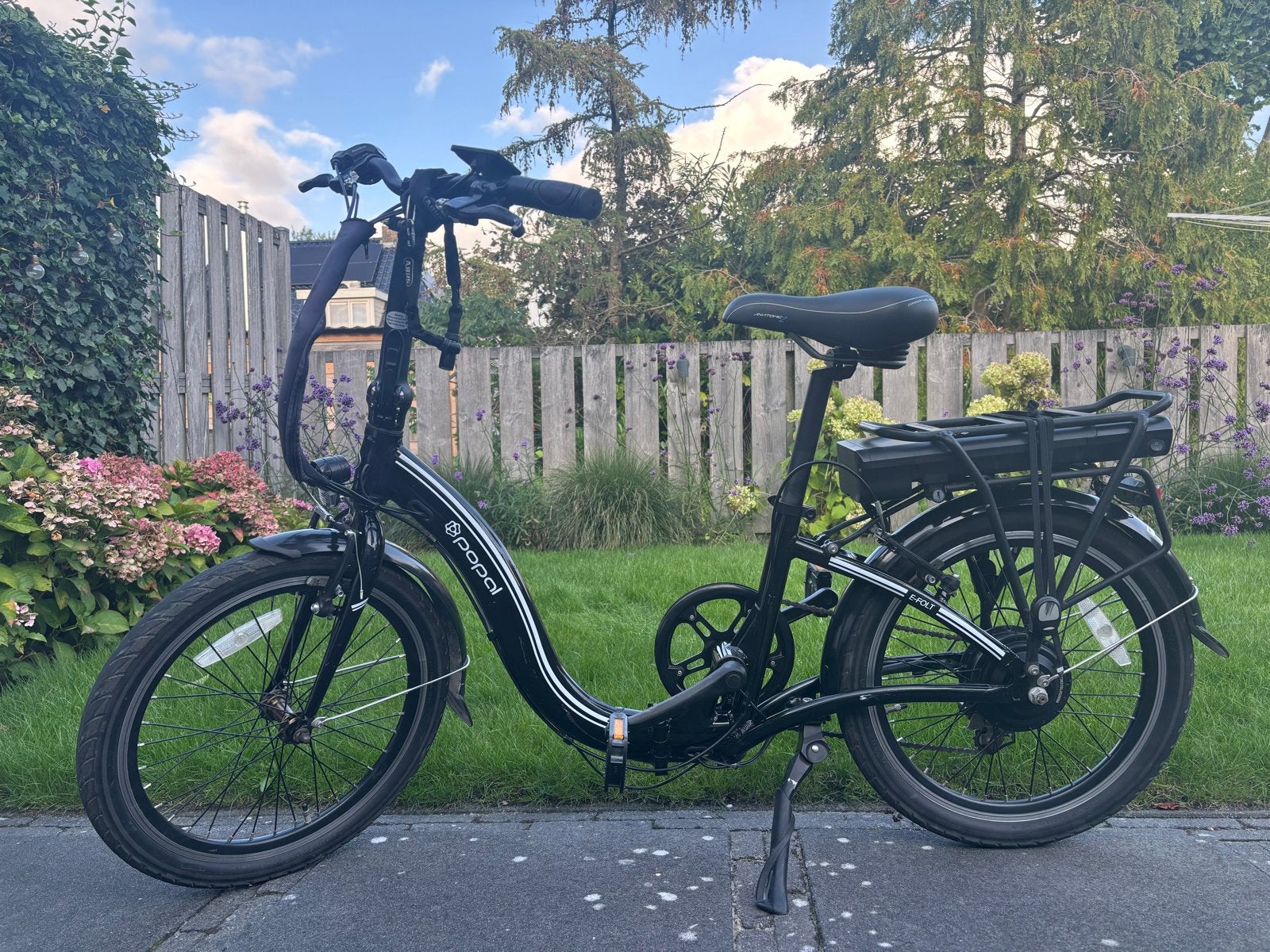 Popal E-Folt Opvouwbare Elektrische Fiets - met nieuwe accu, Fietsen en Brommers, 20 inch of meer, Velgrem, Versnellingen, Zo goed als nieuw