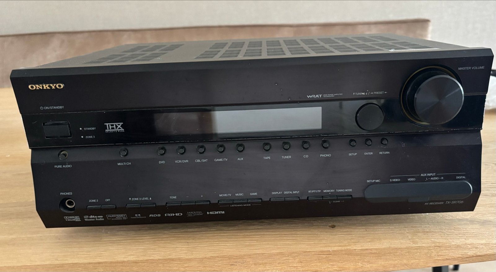Onkyo TX-SR706 AV Receiver, Audio, Tv en Foto, Versterkers en Receivers, Ophalen, Gebruikt, 120 watt of meer, Onkyo