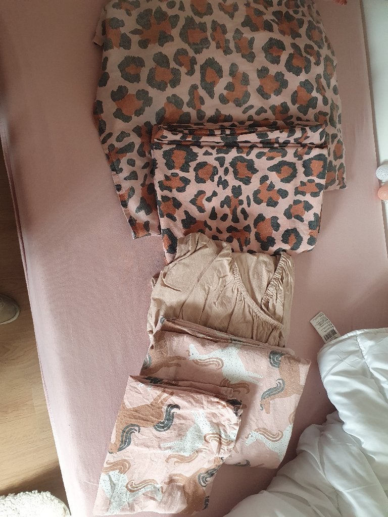 Beddengoed peuterbed gratis, Ophalen, Gebruikt, Meisje, Roze
