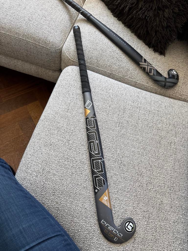Brabo TC Ten 10 Indoor Hockeystick 34 inch, Sport en Fitness, Hockey, Ophalen of Verzenden, Zo goed als nieuw, Stick