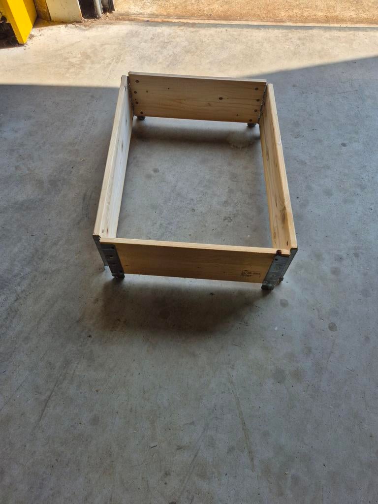 Moestuinbakken palletranden 60x80 cm, Tuin en Terras, Bloembakken en Plantenbakken, Ophalen of Verzenden