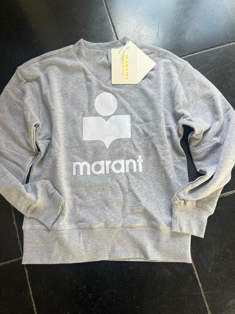 Isabel Marant Moby sweater grijs - Maat 36 - Nieuw, Kleding | Dames, Ophalen of Verzenden, Nieuw, Maat 36 (S), Grijs