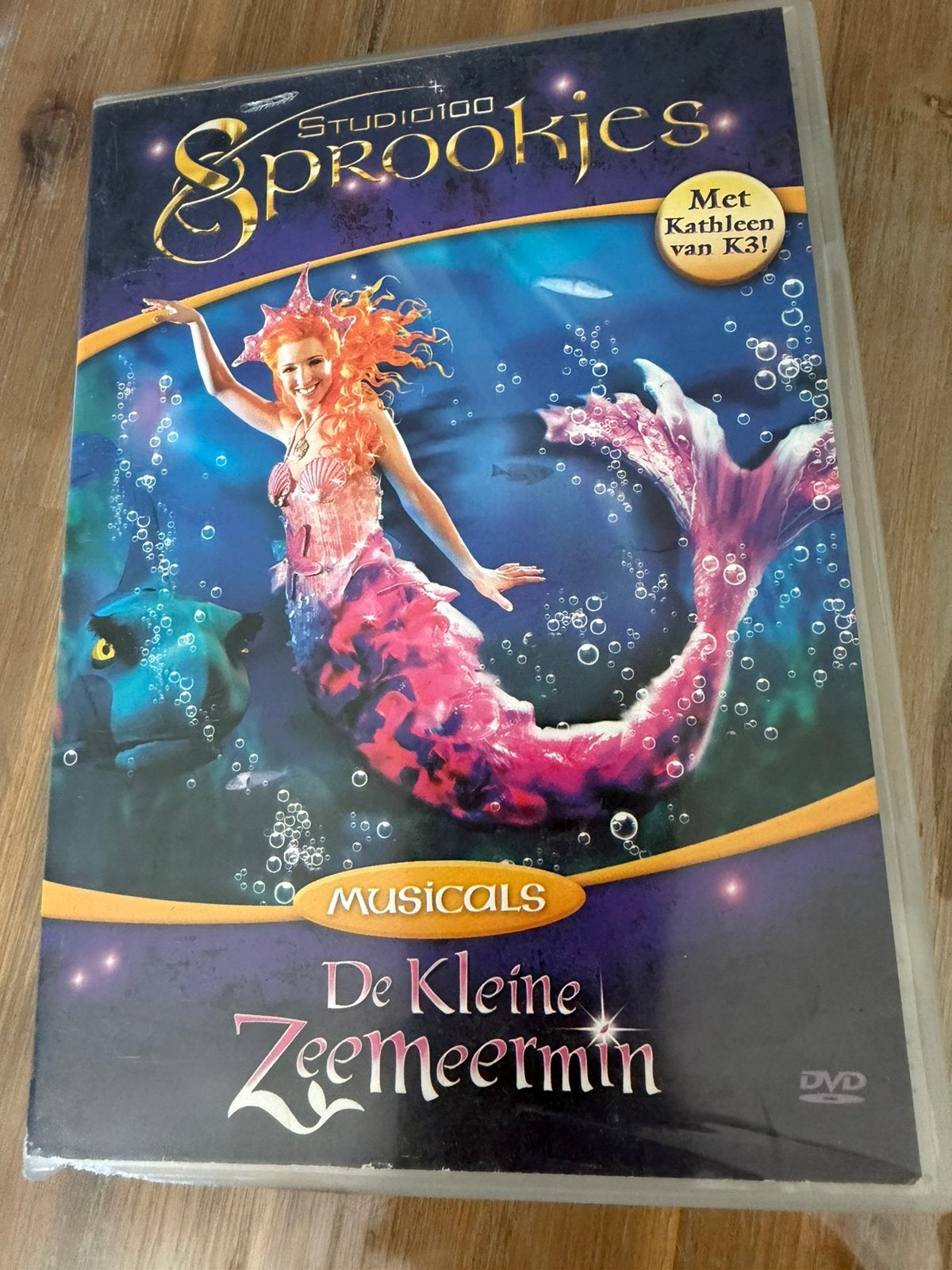 Studio 100 Sprookjes Musicals: De Kleine Zeemeermin DVD, Gebruikt, Alle leeftijden, Overige genres, Ophalen of Verzenden