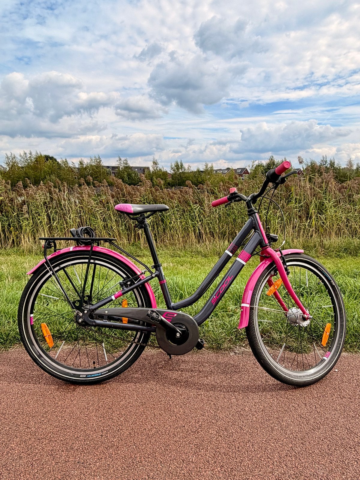 S'COOL Chrix 24 inch kinderfiets - Zo goed als nieuw, Ophalen, Zo goed als nieuw, Terugtraprem, 20 inch of meer