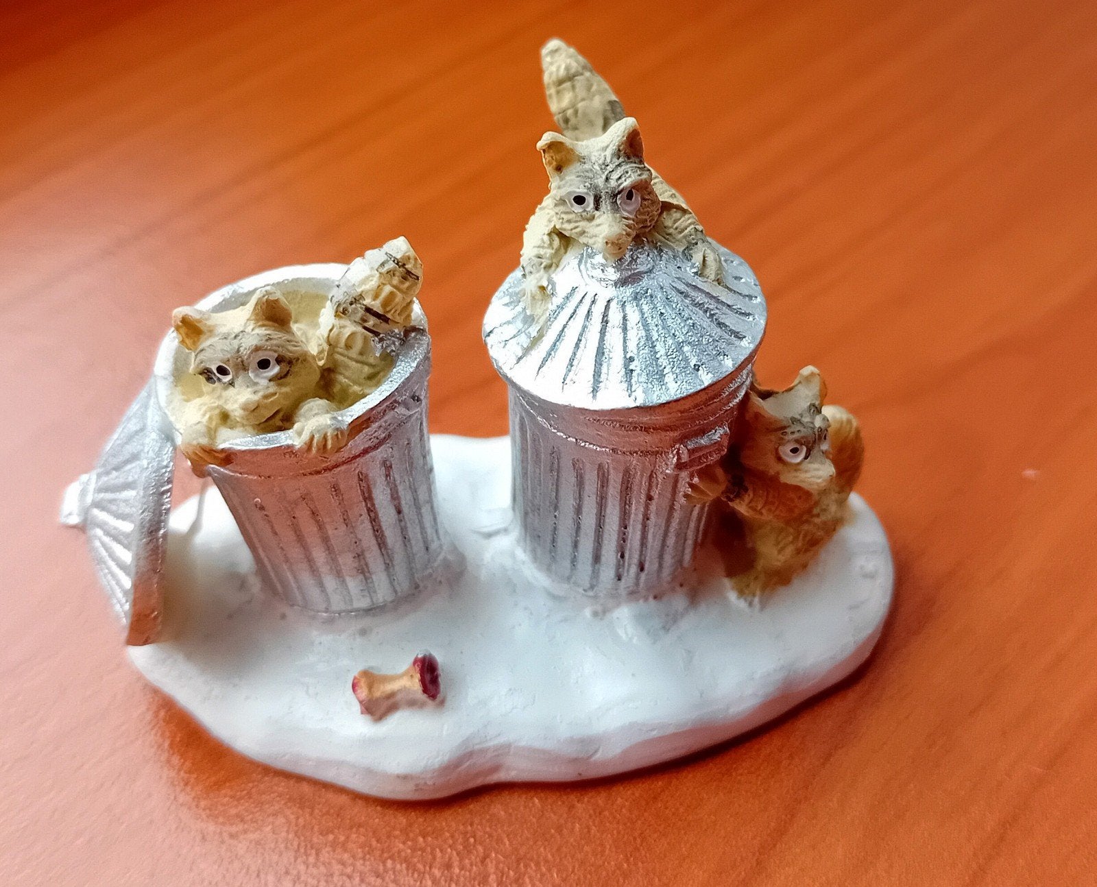 Lemax wasberen, Lemax figuur Kerstdorp, Ophalen of Verzenden