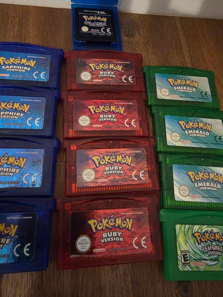 Diverse Pokémon GBA Games: Ruby, Sapphire, Emerald,, Nintendo, Gebruikt, Nintendo of Europe GmbH, Goldsteinstr. 235, 60528 Frankfurt am Main, Germany