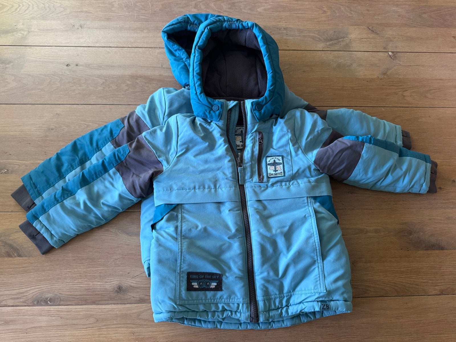 Z8 winterjas tweeling maat 104-110, Ophalen of Verzenden, Gebruikt, Jongen, Jas
